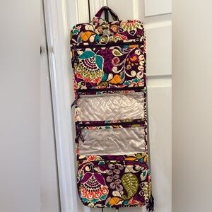 Vera Bradley Floral Multi-Color Hanging Toiletry Bag
